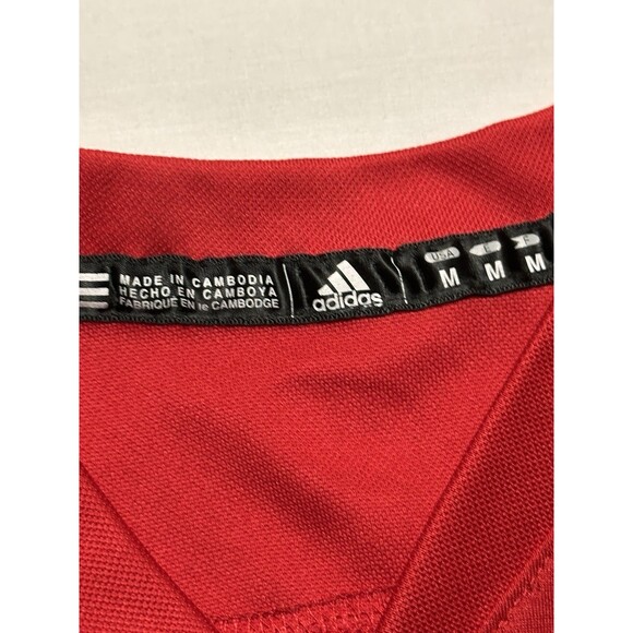 Wisconsin Badgers Jersey Youth Size Medium 10-12 Red Adidas Football NCAA *READ - Picture 6 of 10